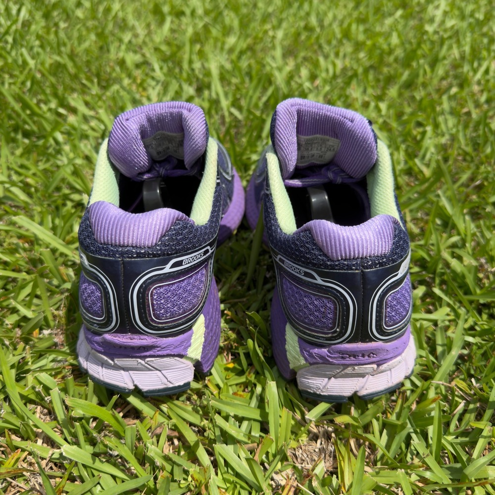 Brooks Adrenaline GTS 16 Womens Running Shoes Purple Navy Blue 7.5 1202031B506 - Picture 4 of 7